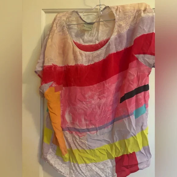 Helen Bullock Floral Silk Tee - Picture 1 of 5